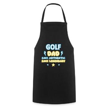 Golf Dad, Father's Day Gift, Legendary - Cooking Apron - black - Front - AI Model Male 185 dark (185cm)