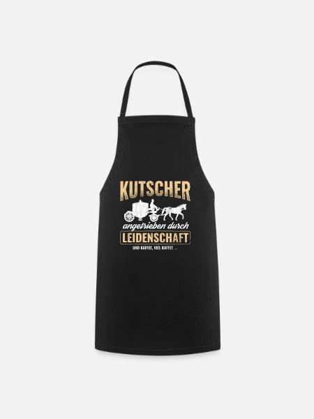 Kutsche Kutscher - Kochschürze - Schwarz