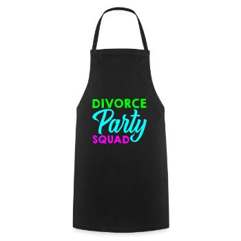 Divorce Party Squad - Kochschürze - Schwarz - Vorne - AI Model Male 185 dark (185cm)
