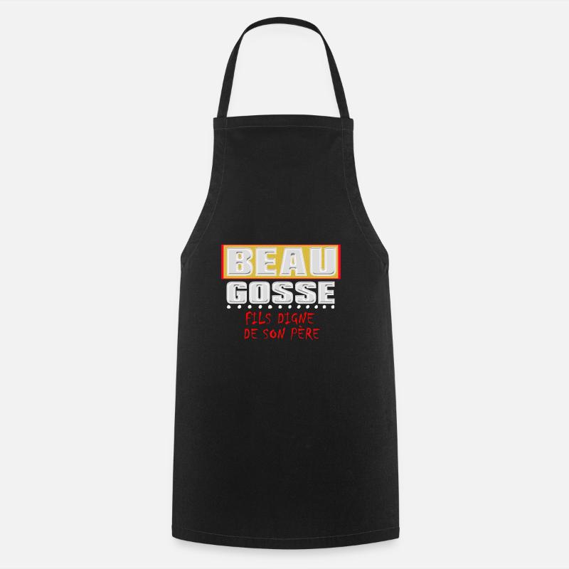 Beau gosse - Tablier de cuisine - noir