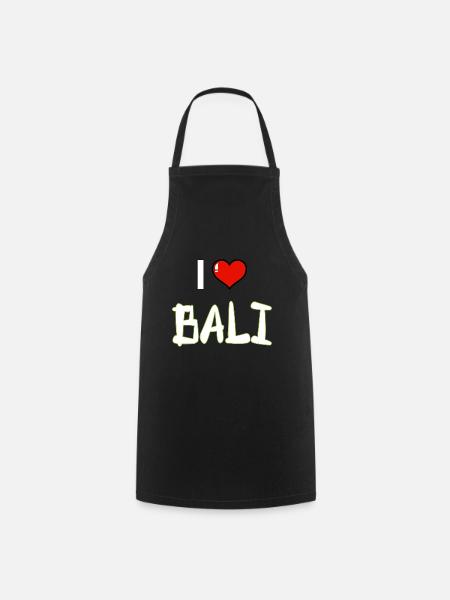 Bali - Indonesien - Kochschürze - Schwarz
