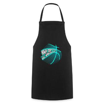 Sport Gesundheit Fitness Basketball - Kochschürze - Schwarz - Vorne - AI Model Male 185 dark (185cm)