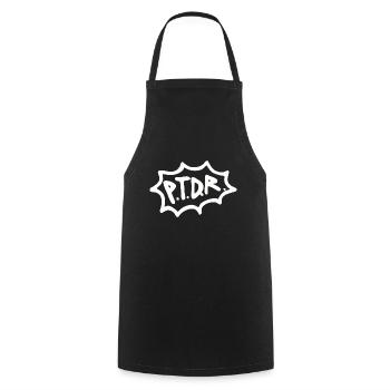 PTDR - Cooking Apron - black - Front - AI Model Male 185 dark (185cm)