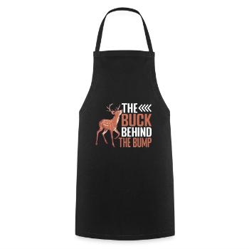 Le bouc derrière la bosse 2 - Tablier de cuisine - noir - Devant - AI Model Male 185 dark (185cm)