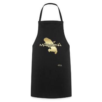 Madinina Martinique 972 Cadeau Homme Et Enfant - Tablier de cuisine - noir - Devant - AI Model Male 185 dark (185cm)