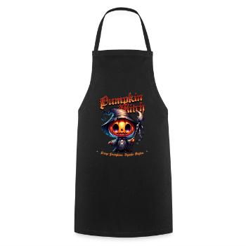 Pumpkin Witch Halloween - Cooking Apron - black - Front - AI Model Male 185 dark (185cm)