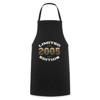 19e anniversaire Original octobre 2005 Volume 95 - Tablier de cuisine - noir - Devant - AI Model Male 185 dark (185cm)