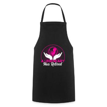Doula Hebamme Geburtshelferin Geschenk - Kochschürze - Schwarz - Vorne - AI Model Male 185 dark (185cm)