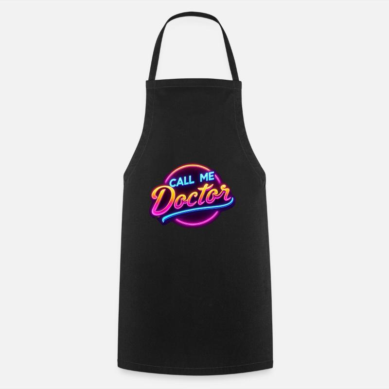 Appelez-moi Docteur 19 - Tablier de cuisine - noir