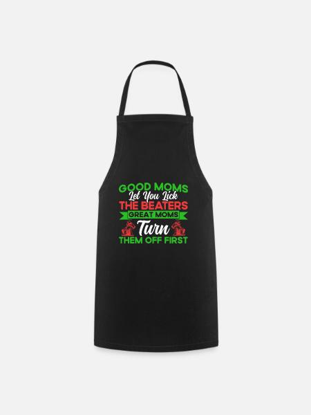 Plätzchen backen Plätzchenbacken Crew Weihnachtsbä - Kochschürze - Schwarz