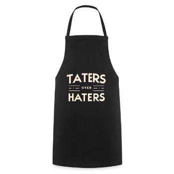 Taters Over Haters 22 - Kochschürze - Schwarz - Vorne - AI Model Male 185 dark (185cm)