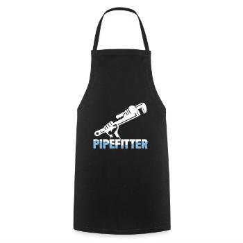 Pipefitter - Cooking Apron - black - Front - AI Model Male 185 dark (185cm)