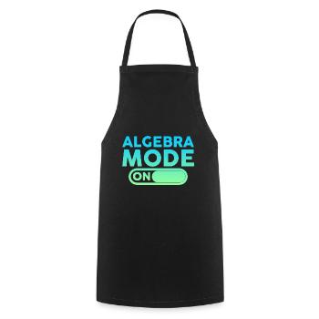 Mode algèbre sur 4 - Tablier de cuisine - noir - Devant - AI Model Male 185 dark (185cm)