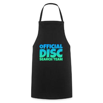 Official Disc Search Team 2 - Kochschürze - Schwarz - Vorne - AI Model Male 185 dark (185cm)
