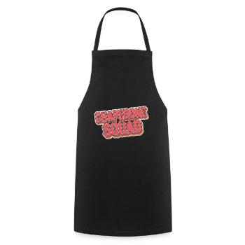 Chaperone Squad 18 - Kochschürze - Schwarz - Vorne - AI Model Male 185 dark (185cm)