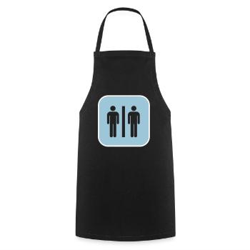 boyboy - Cooking Apron - black - Front - AI Model Male 185 dark (185cm)