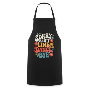 Danse en ligne Danseurs - Tablier de cuisine - noir - Devant - AI Model Male 185 dark (185cm)
