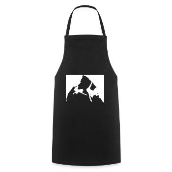 Climbing - (14) - Cooking Apron - black - Front - AI Model Male 185 dark (185cm)