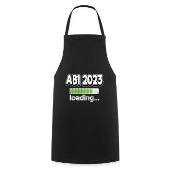 ABI 2023 Abitur 2023 Geschenkidee Abschlussklasse - Kochschürze - Schwarz - Vorne - AI Model Male 185 dark (185cm)