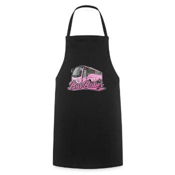 Bus Babes | Cadeau de chauffeur de bus - Tablier de cuisine - noir - Devant - AI Model Male 185 dark (185cm)