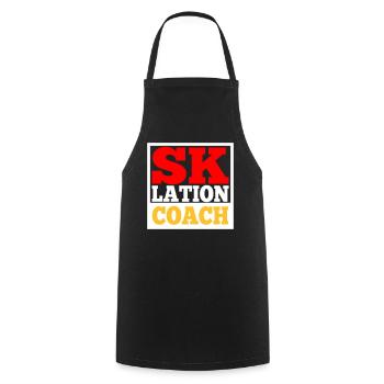 Eskalation Coach SKlation sklation Farben änderbar - Kochschürze - Schwarz - Vorne - AI Model Male 185 dark (185cm)