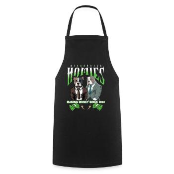 Sidehustle Homies - making money since 2023 - Kochschürze - Schwarz - Vorne - AI Model Male 185 dark (185cm)