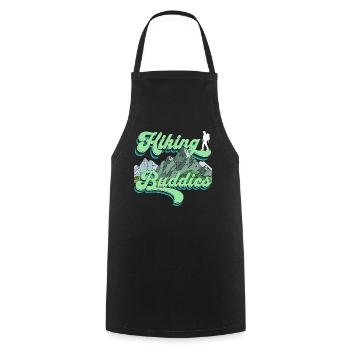 Hiking Buddies Hiking Clothing Outdoor Camping - Cooking Apron - black - Front - AI Model Male 185 dark (185cm)