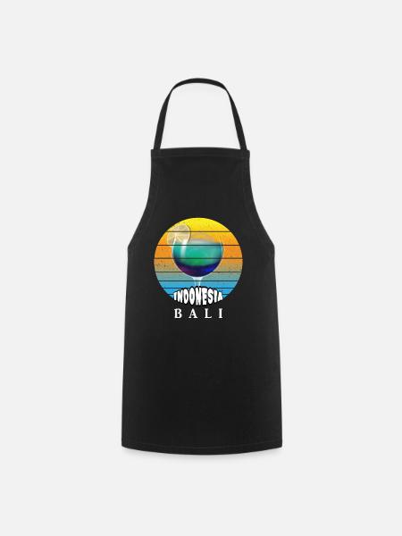 Bali - Indonesien - Kochschürze - Schwarz