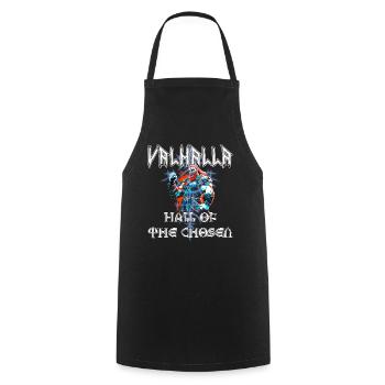 Valhalla - Hall of the chosen - Kochschürze - Schwarz - Vorne - AI Model Male 185 dark (185cm)