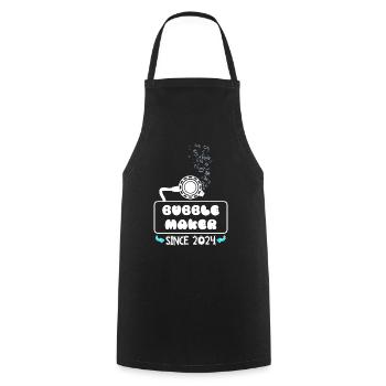 Bubblemaker Scuba Diving seit 2024 - Kochschürze - Schwarz - Vorne - AI Model Male 185 dark (185cm)