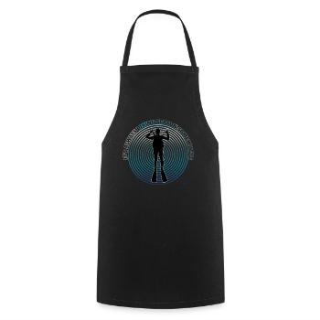 C’est toujours la saison de plongée quelque part - Tablier de cuisine - noir - Devant - AI Model Male 185 dark (185cm)