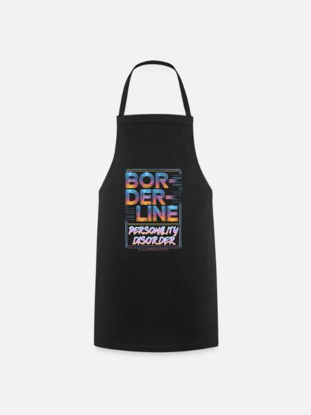 Borderline - Kochschürze - Schwarz