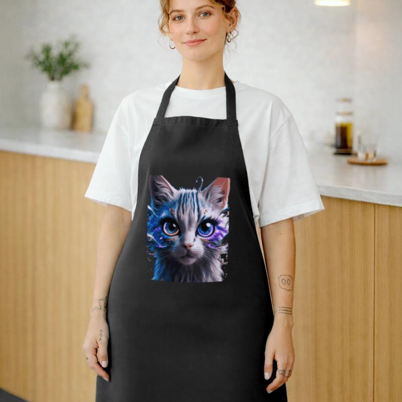 Chat de l’espace Tablier de cuisine