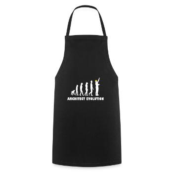Architect Evolution - Cooking Apron - black - Front - AI Model Male 185 dark (185cm)