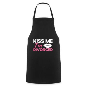Divorce Divorced Divorced Gift - Cooking Apron - black - Front - AI Model Male 185 dark (185cm)