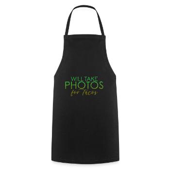 Will Take Photos For Tacos 4 - Cooking Apron - black - Front - AI Model Male 185 dark (185cm)