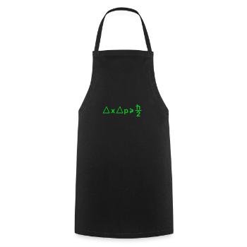Heisenberg uncertainty relation 3 - physicists - Cooking Apron - black - Front - AI Model Male 185 dark (185cm)