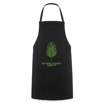 Botany Plants Lately 21 - Cooking Apron - black - Front - AI Model Male 185 dark (185cm)
