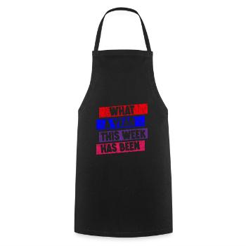 Quelle année cette semaine a été 3 - Tablier de cuisine - noir - Devant - AI Model Male 185 dark (185cm)