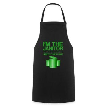 I Know All The Secrets You Tried To Throw Away 3 - Cooking Apron - black - Front - AI Model Male 185 dark (185cm)