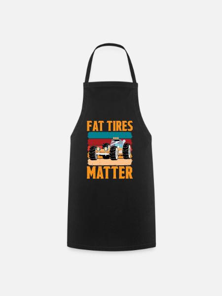 Fat Tires Matter 4 - Kochschürze - Schwarz