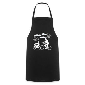What Are Clouds Made Of, Linux Servers Mostly 8 - Cooking Apron - black - Front - AI Model Male 185 dark (185cm)