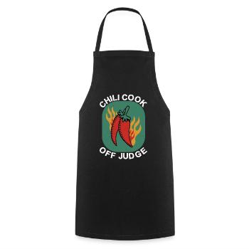 Chili Cook Off Judge 20 - Tablier de cuisine - noir - Devant - AI Model Male 185 dark (185cm)