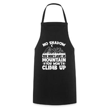 No Shadow You Won't Light Up 4 - Kochschürze - Schwarz - Vorne - AI Model Male 185 dark (185cm)
