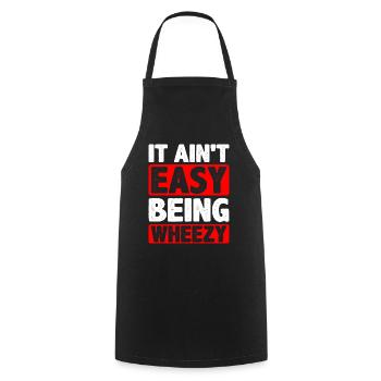 It Ain't Easy Being Wheezy 13 - Cooking Apron - black - Front - AI Model Male 185 dark (185cm)