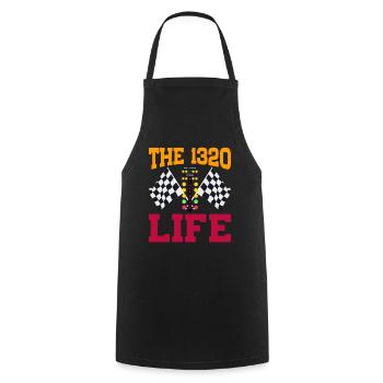 The 1320 Life 5 - Cooking Apron - black - Front - AI Model Male 185 dark (185cm)