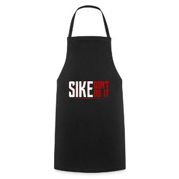 Sike Don't Do It 2 - Cooking Apron - black - Front - AI Model Male 185 dark (185cm)