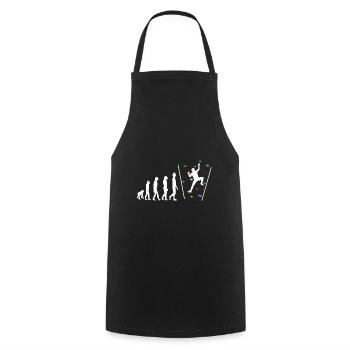 Bouldering Bouldern Evelution - Tablier de cuisine - noir - Devant - AI Model Male 185 dark (185cm)