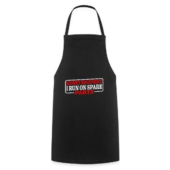 Receveur de rein, je cours sur des pièces de rechange 13 - Tablier de cuisine - noir - Devant - AI Model Male 185 dark (185cm)