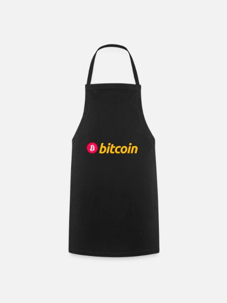 Bitcoin (Bitcoin) - Kochschürze - Schwarz